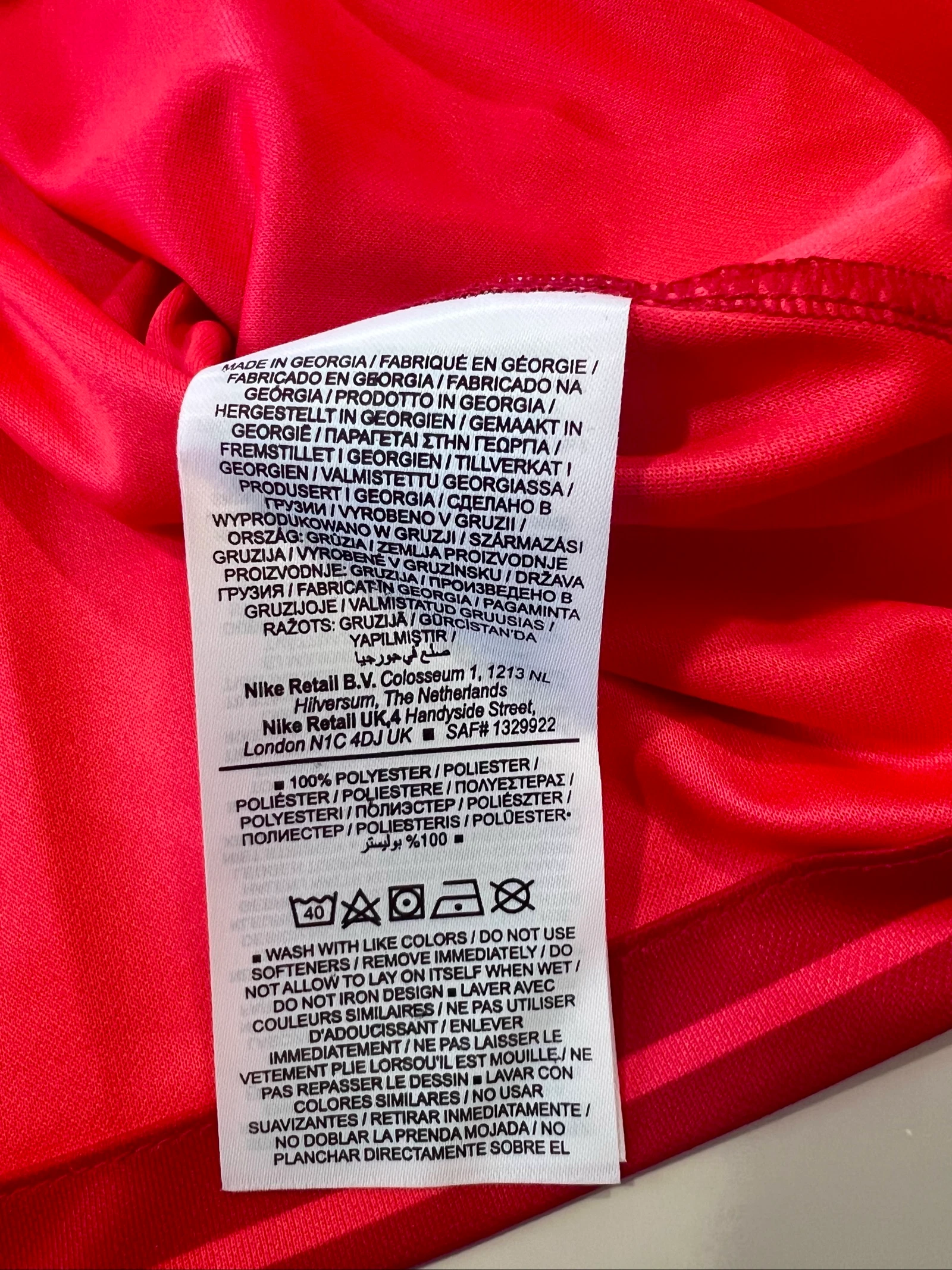 Camiseta de fútbol Nike Dri-FIT Academy roja - Talla XL – photo 4